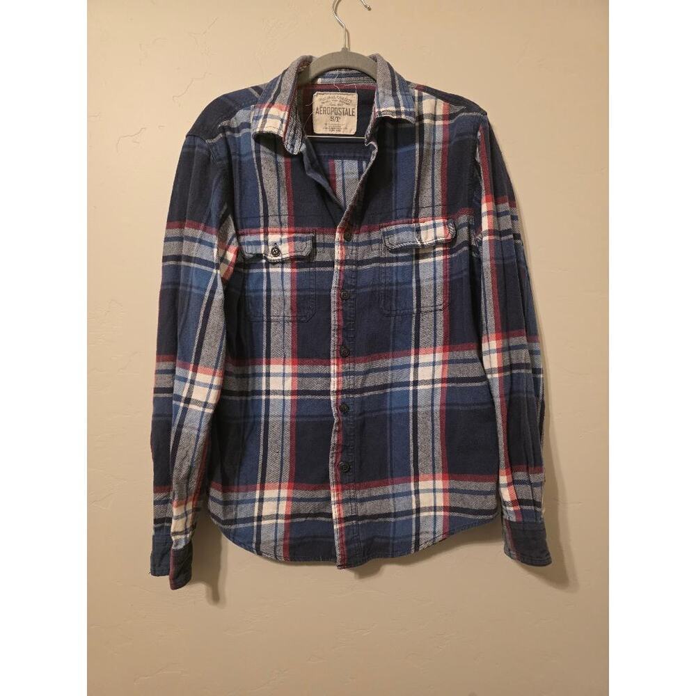 Aeropostale Plaid Flannel Shirt 2010s Mallcore Grunge S/P